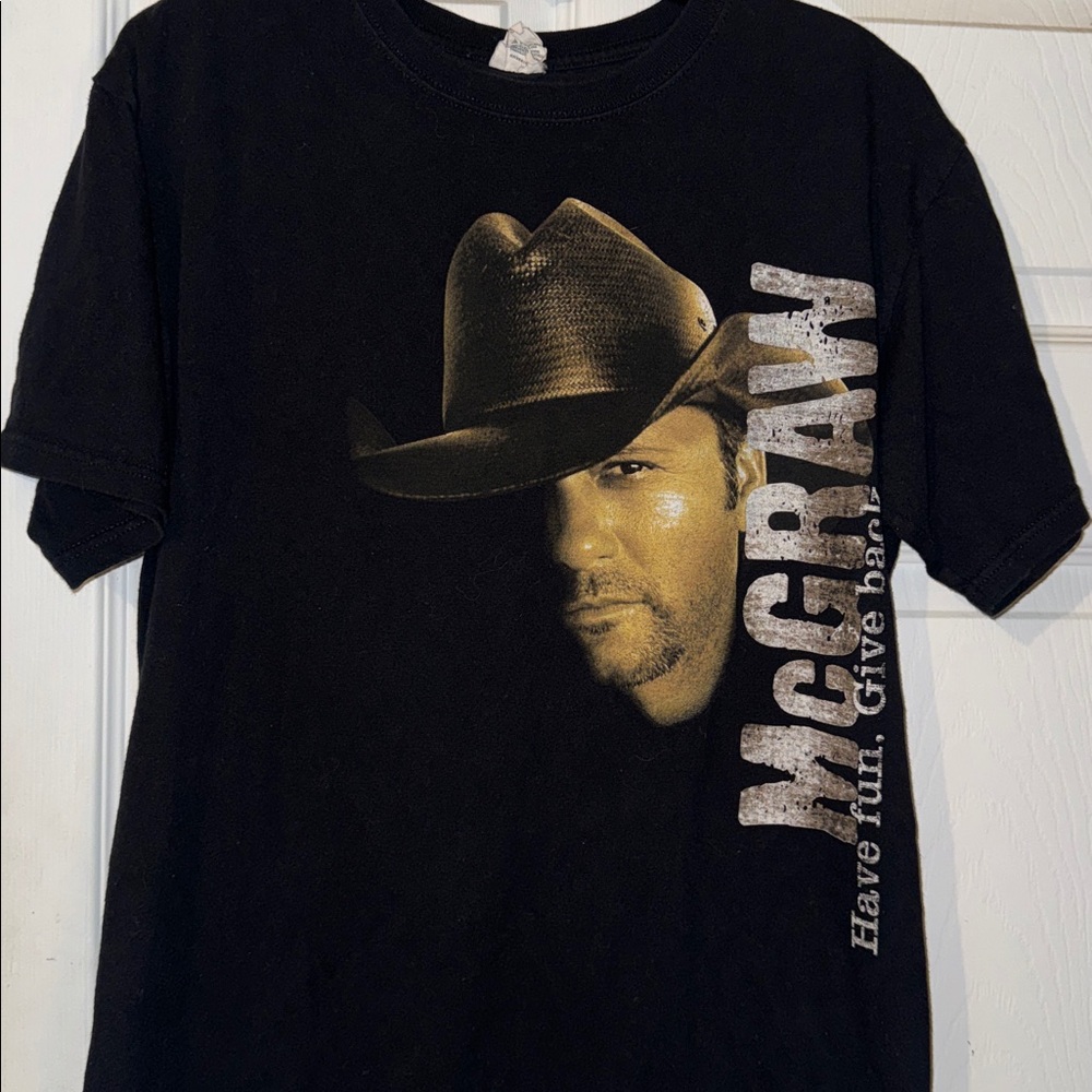 3/$30 Tim McGraw Cowboy Band Shirt